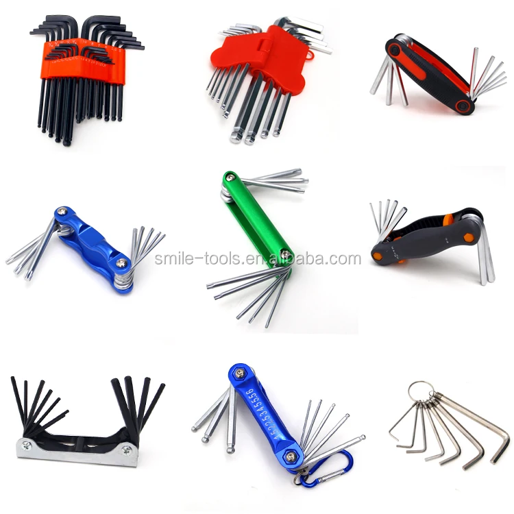 8 шт CR-V Torx шестигранный набор мульти инструмент складной ключ T9/T10/T15/T20/T25/T27/T30/T40