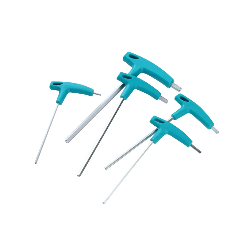 Soft Grip T Handle Hex Key Set 6mm portable Torx For Basic Home Repair S2 Steel Hex Key