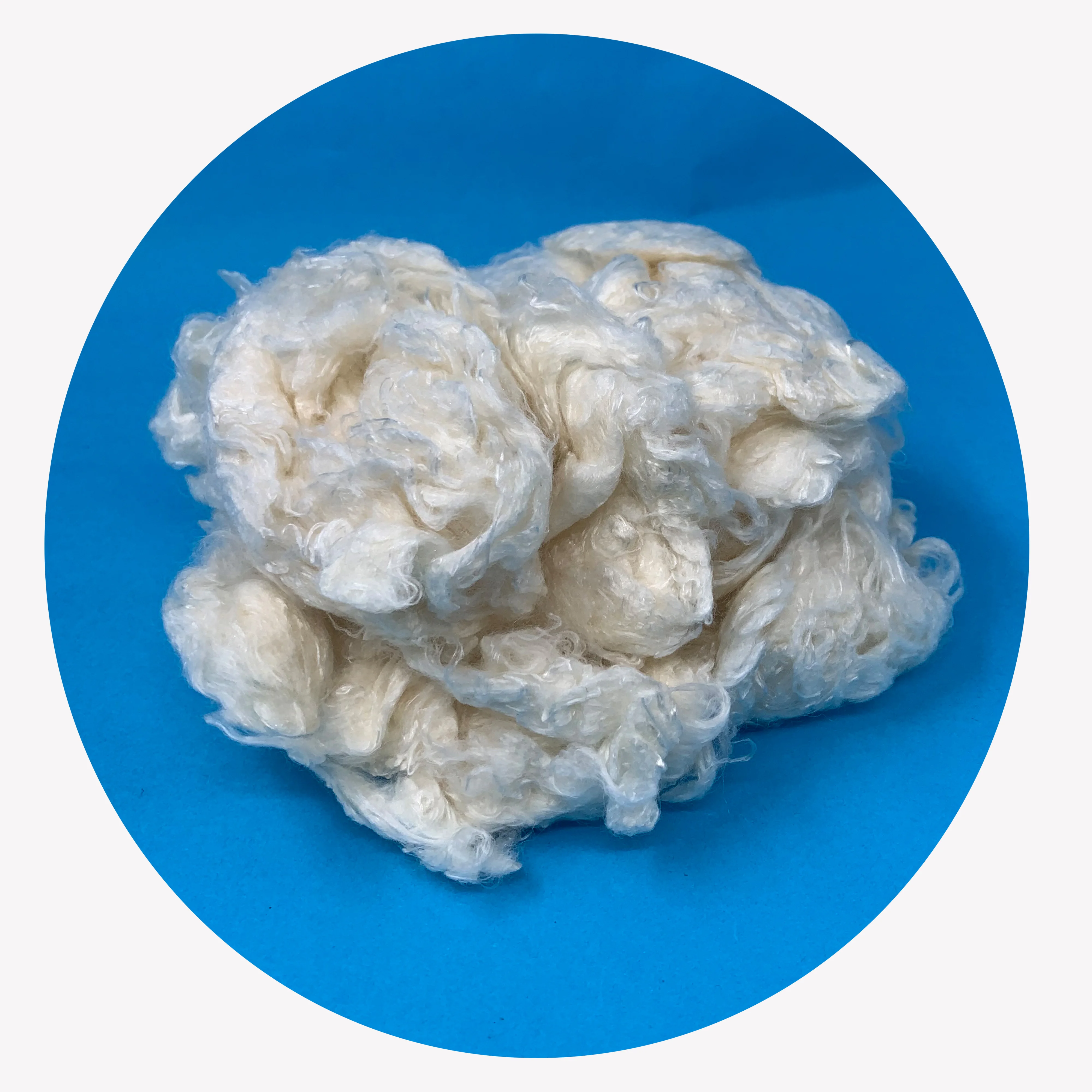 100% натуральное бамбуковое белое волокно 38/51/88 мм