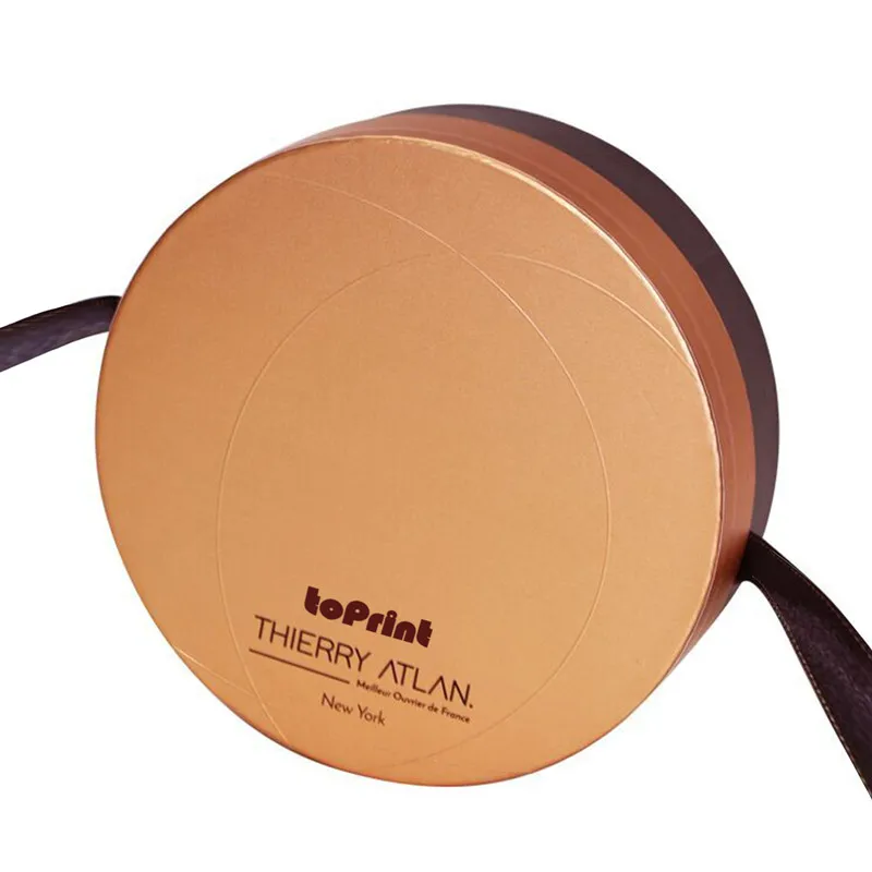 Sustainable Chocolate Packaging Box Custom Chocolate Chips Recyclable Air Tightness Paper Tube Cylinder Manufacturing