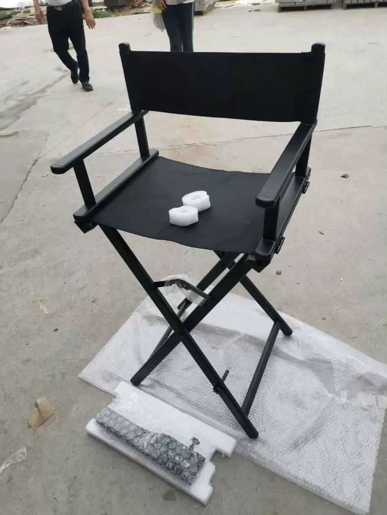 Aluminium Frame Director Chair Portable Folding Makeup Chairs Out door  folding beach chair