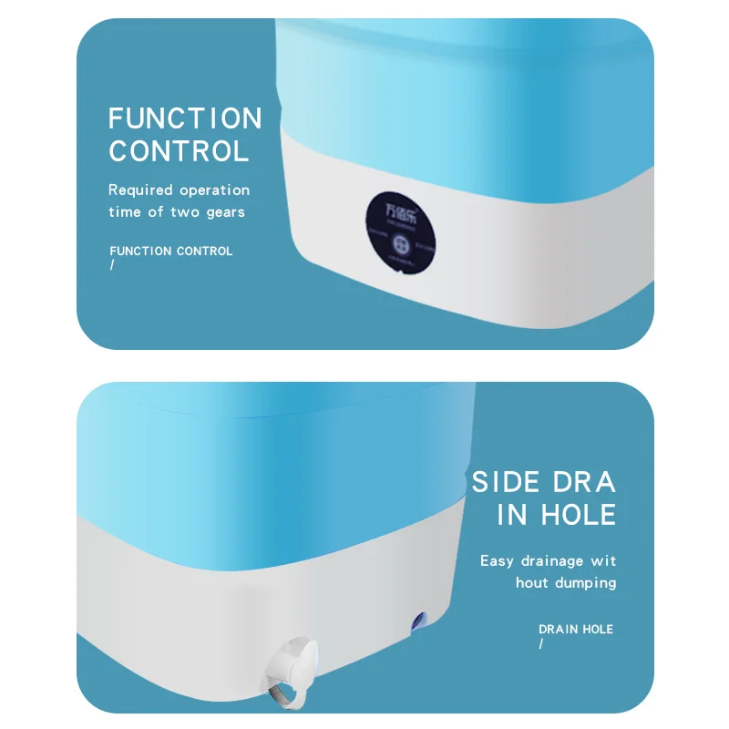 Factory direct supply low price folding washing machine with drain basket underwear washing machine, support customized products
