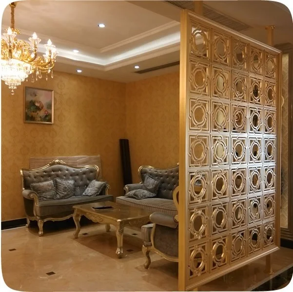 Damp-proof Decorative Stainless Steel Home Room Divider Partition Metal Screen Panel