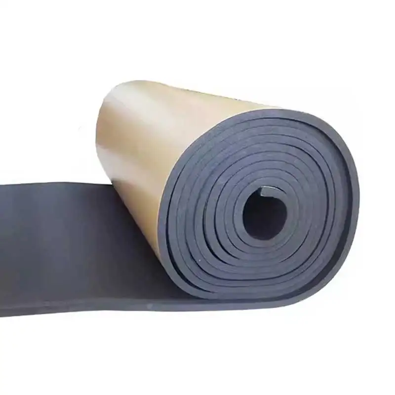 Best price black sound proof wall panels acoustic NBR rubber foam roll