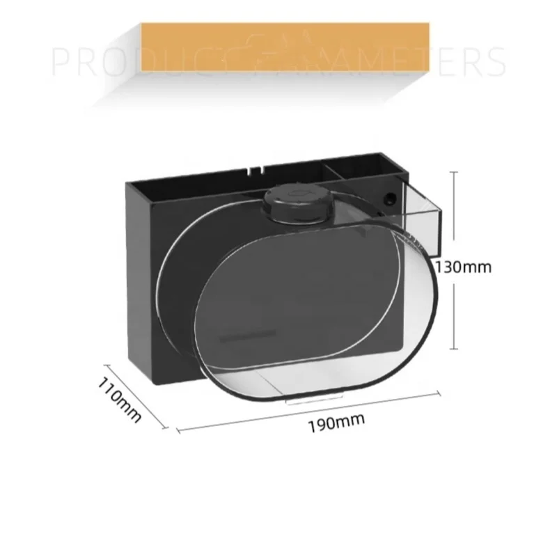 Hot Sale RGB LED Acrylic Tank Contemporary Oval Ecological Jellyfish USB Rechargeable Desktop Decoration Special Price Middle