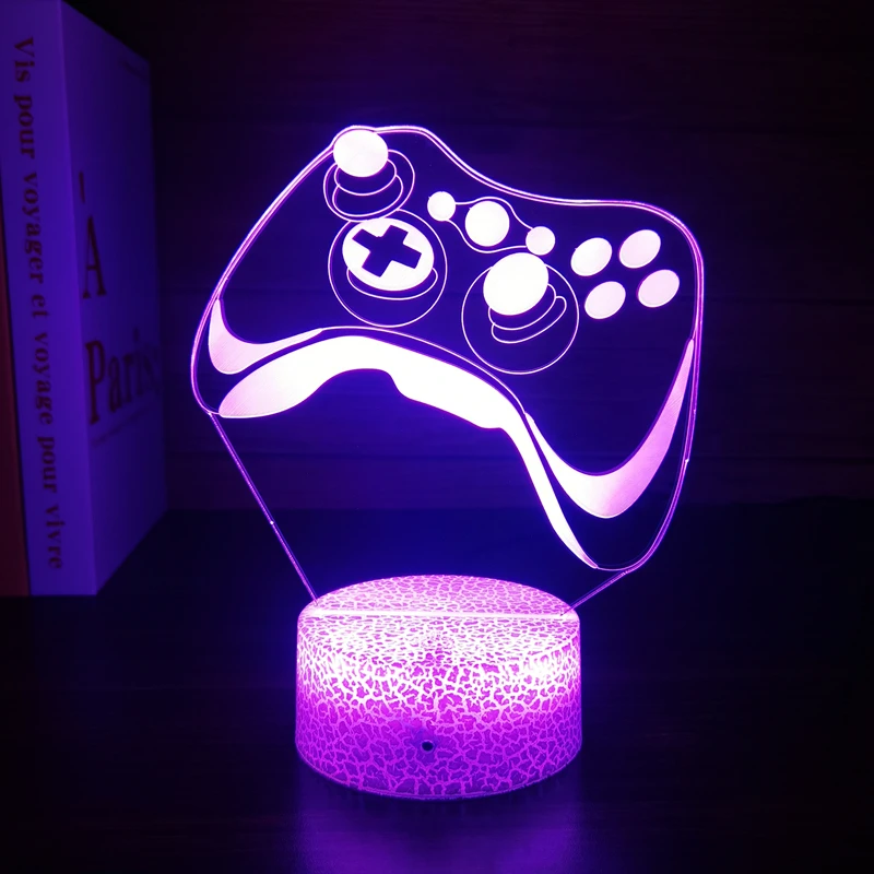 Customized 3D Game Room Desk Lamp console game LED desk lamp for home and office decoration