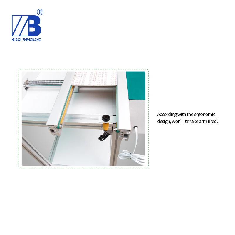 Manufacturer SMT SMD PCB double rail conveyor SMT pcb inspection conveyor with light for Pcb LED Assemble Lines