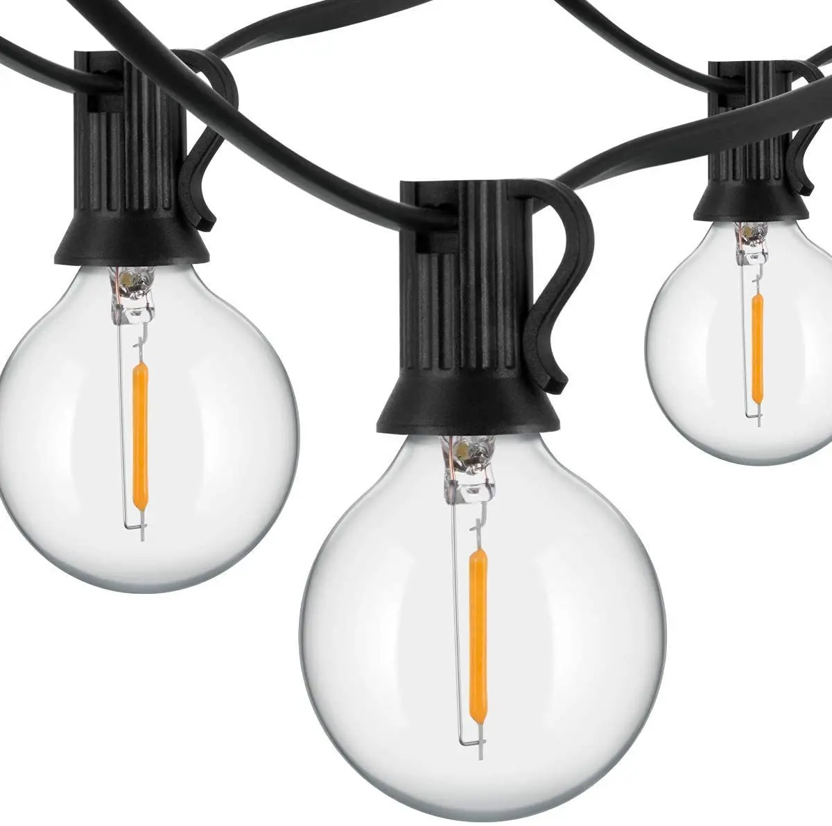 7 FT LED G40 bulb string lights copper wire Christmas indoor outdoor Garland decorative holiday lighting