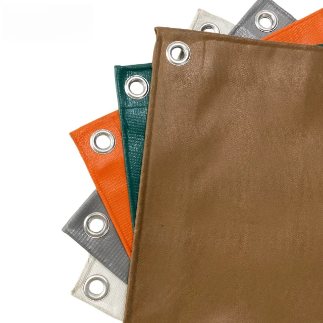 Waterproof 1000D PVC Tarpaulin 680gsm Glossy 4 Meter Width Truck Cover Fabrics Roll Or Sheet