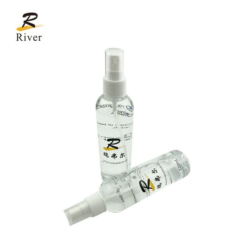 River wholesale 120ml large optical spray liquid lens glasses cleaner