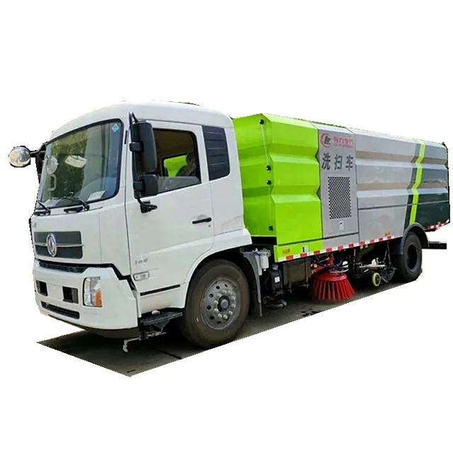 Dongfeng взлетно-посадочной полосы аэропорта подметально-уборочная машина 6-колесный 170HP дорога улица стиральная и промышленная подметальная машина цена в нигерийском стиле