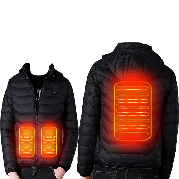 Wholesale Winter Warm Coat Waterproof Hunting Outdoor Jacket Rechargeable Battery Heated Jacket