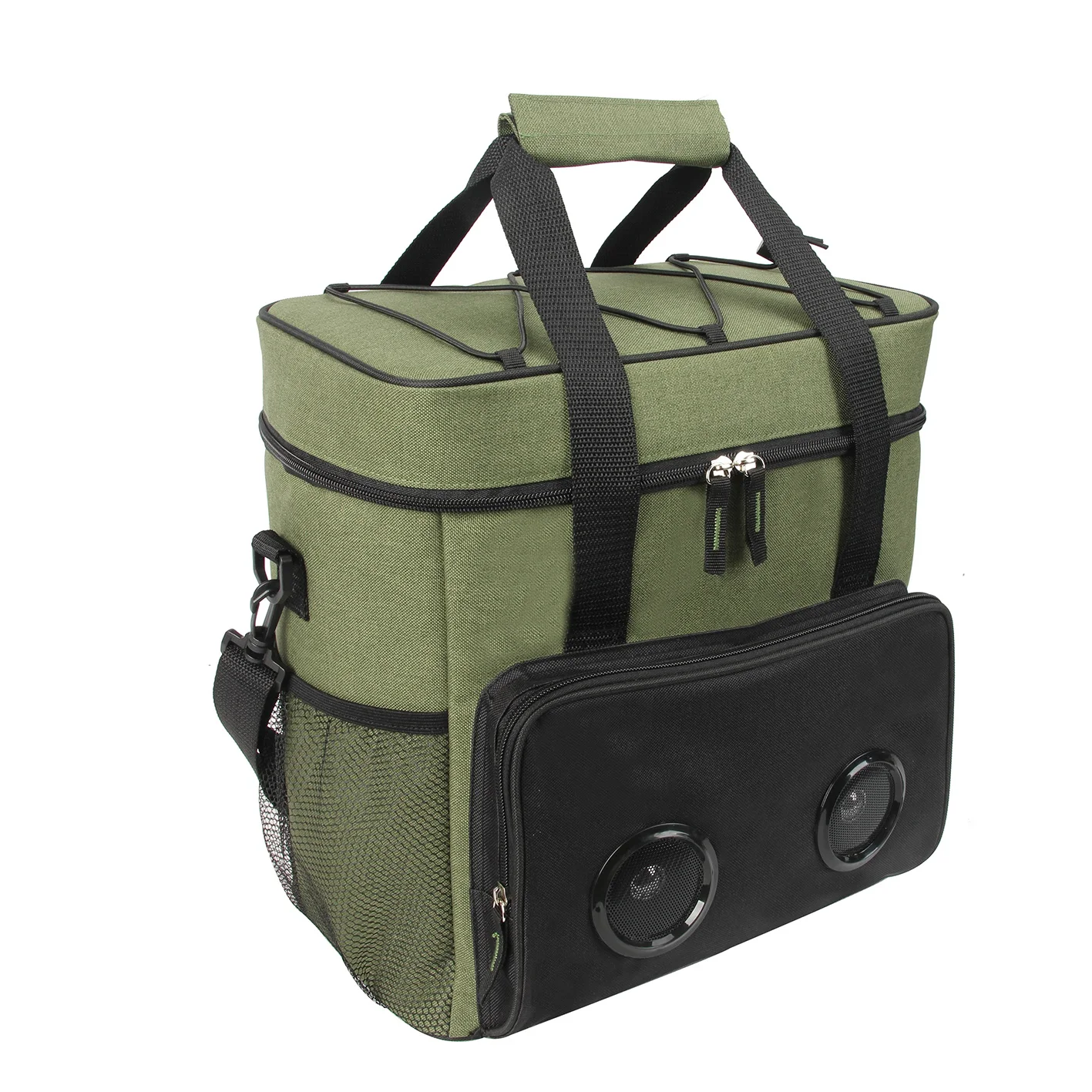 custom soft cooler bag picnic and beach insulated cans cooler bag with bluetooth speaker