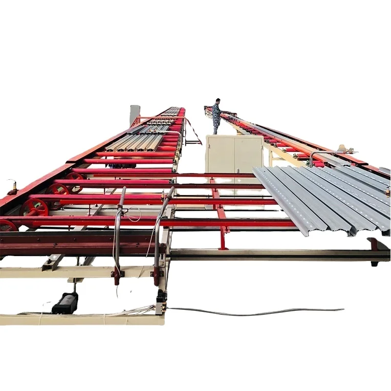 Fully automatic gypsum cornice line equipment.gypsum cornices manufacturing machine.