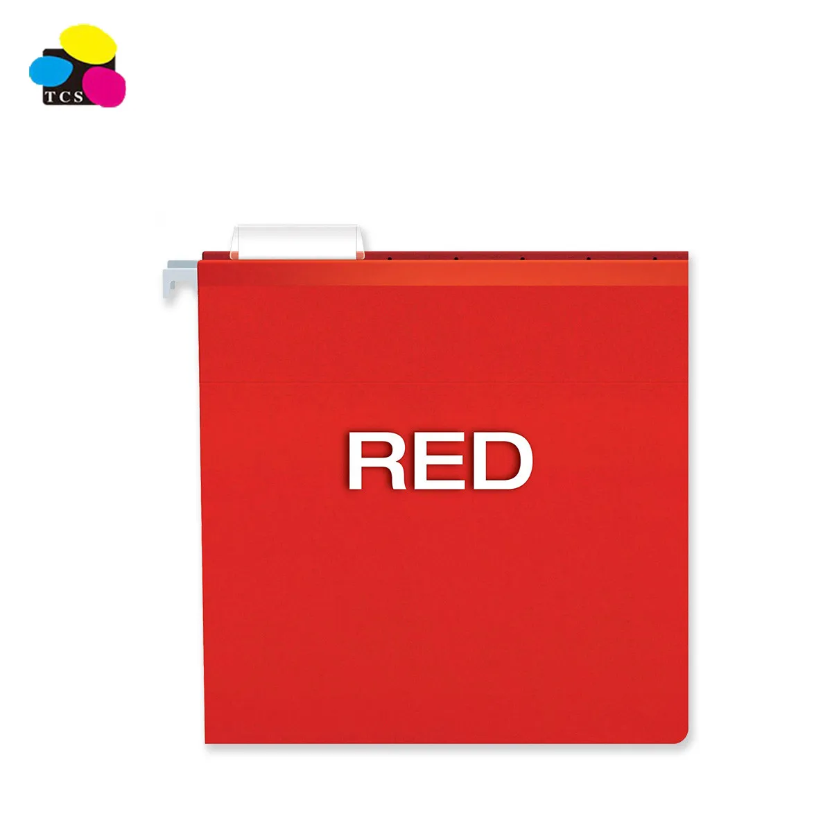 High Quality Eco-Friendly Customize Logo A4 Size Yellow Color Flexo Printing Paper Suspension Hanging File Folder