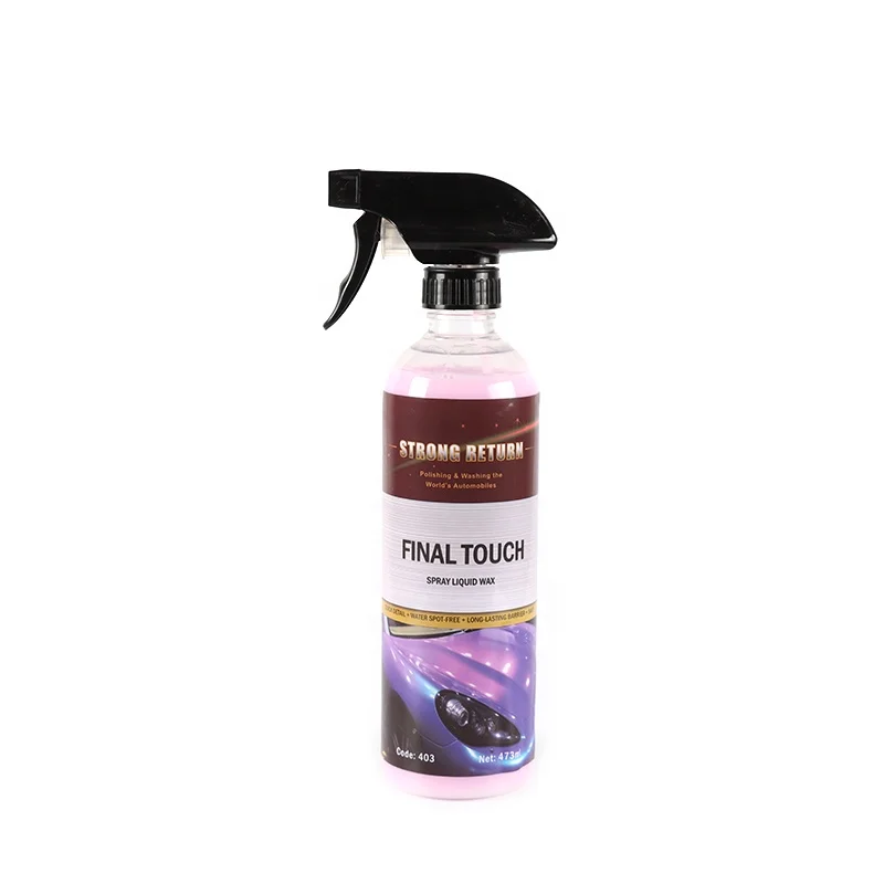 403 Quick Detailing Final Touch Silicon  Free car detailing Spray and Shine Cleaner