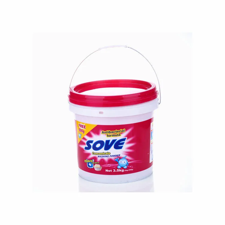 best selling bulk detergent bucket and detergent raw materials washing powder for clothes