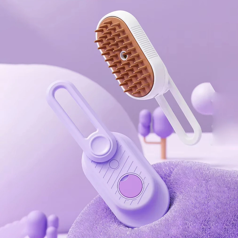 vapor self cleaning comb pet brush pet hair removal and waste disposal grooming dogs cats comb for pets