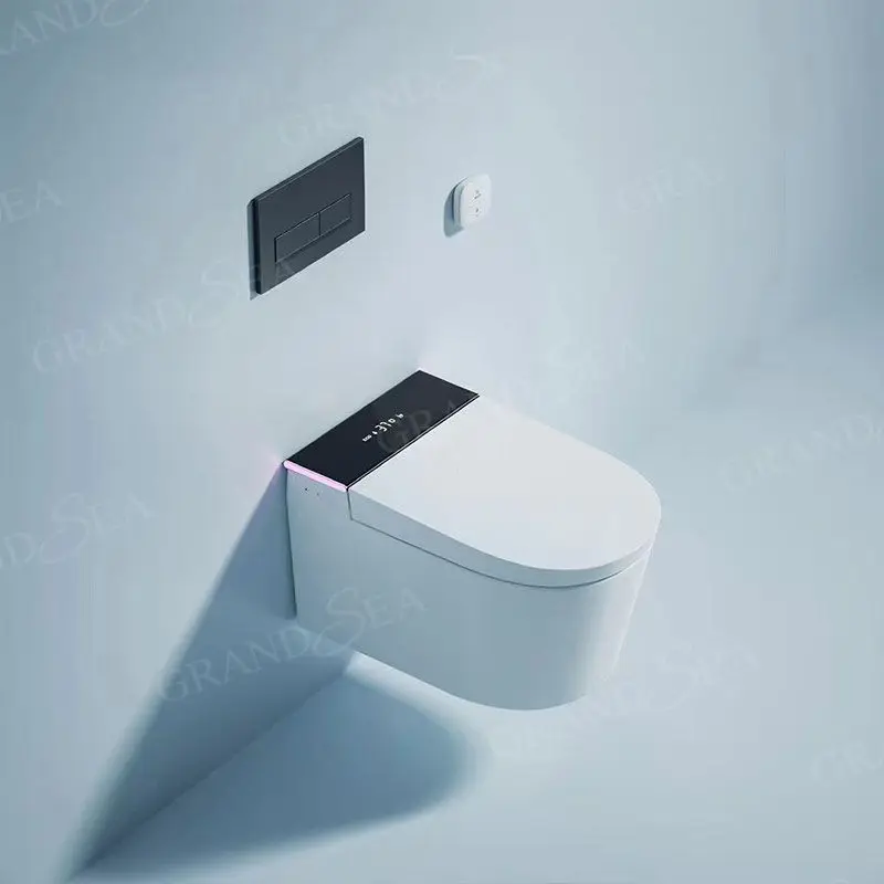 USA Smart Sanitary Ware Accessories Set Public Toilet Smart Toilet Automatic Flushing Voice Control Toilet