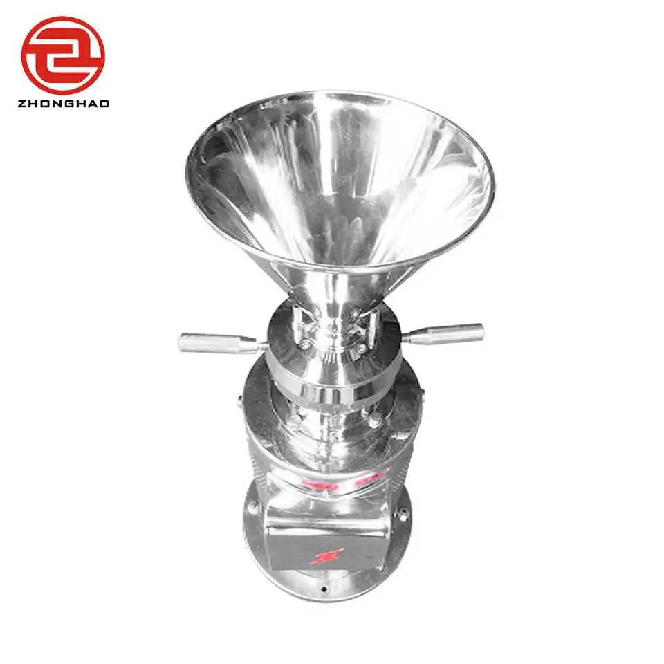 China factory stainless steel industrial small grinding colloid mill almond sesame sorbet