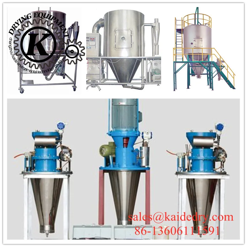 High Pressure Spray Dryer for Blood, Milk Powder, Starch, Herbal, Herb Extract, Milk, Stevia, Spirulina, Protein, Coffee, Egg, U