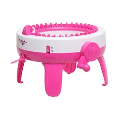 48 Needles Smart Weaving Loom Round Spinning Knitting Machines with Row Counter, Knitting Board Rotating Double Loom