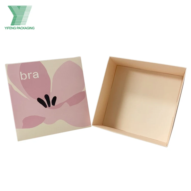 Custom Logo Luxury Retail Clothing Underwear Shipping Mailing Package Bra Lingerie Packaging Paper Clothes Boxes For Women