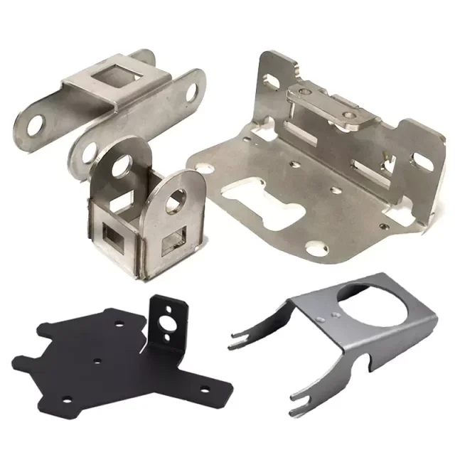 Custom precision galvanised nickel plated blank logo clips  hardware bending forming process sheet metal stamping part