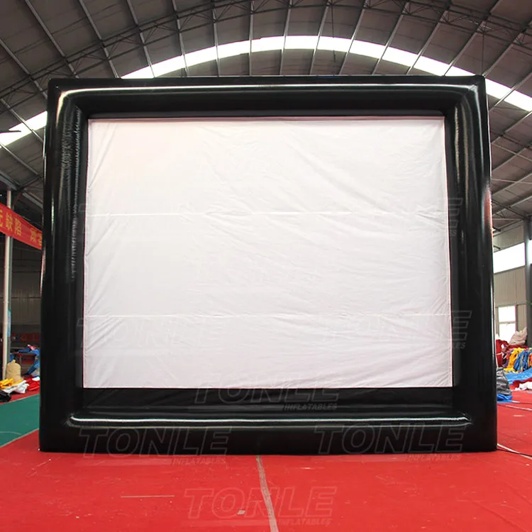 Цена по прейскуранту завода изготовленный на заказ Открытый гигантский надувной экран кино проекционный экран для продажи