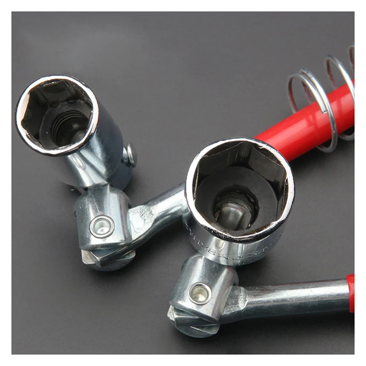 14/16/21mm T-Handle Universal Joint Spark Plug Socket Wrench 360 degrees Remover Installer Hand Tool