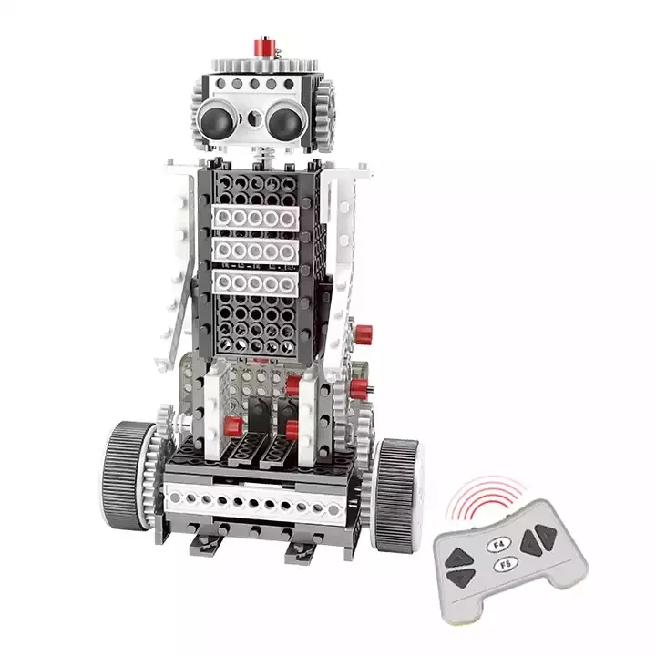 2022 Hot selling 4 in 1 plastic RC 254pcs electronic Space exploration toys building  blocks diy kit