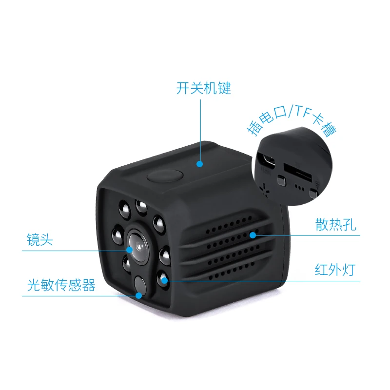  Мини-камера видеонаблюдения 1080p Wi-Fi беспроводная домашняя встроенный аккумулятор IP камера 1080 HD ИК ночного видения детский монитор