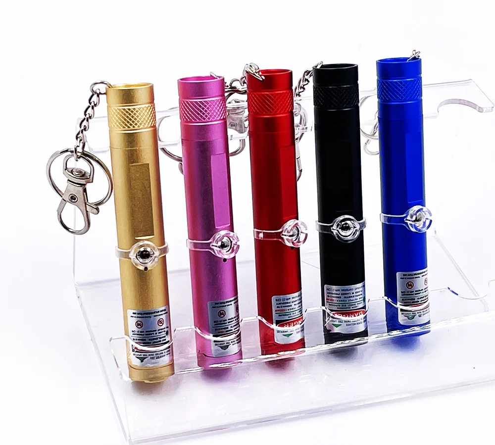 2023 New Portable Keychain Compact Fashion rechargeable USB green red laser lazer pointers