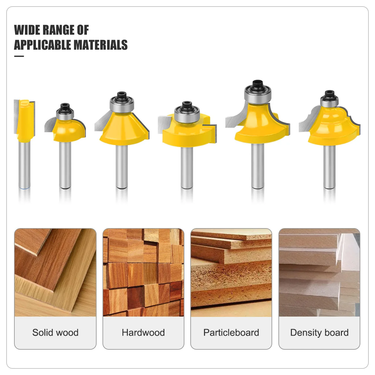 35pcs Router Bits Set Woodworking Tool Tungsten Carbide Tipped cutter