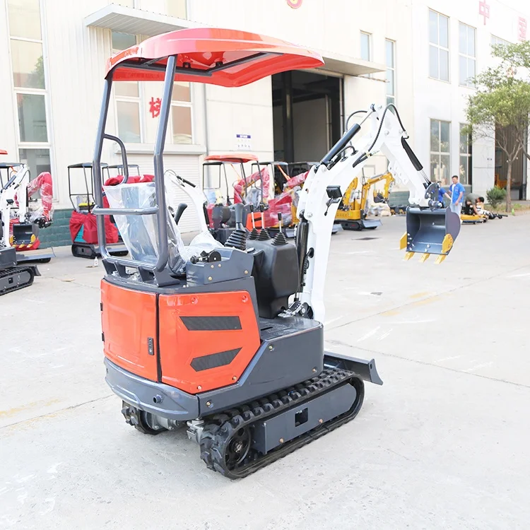 High Quality Factory Small Works 1 Ton 2 Ton Diesel Excavator Multi-Function Mini Excavator Bagging Machine (With Attachments)