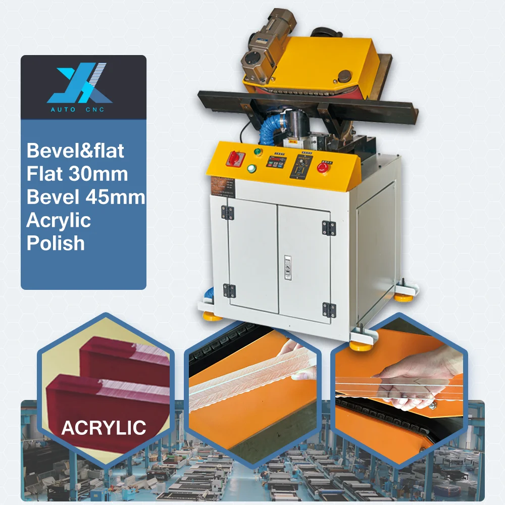 JX 2000 Wholesale Auto Matic Bevel Edge Diamond Polishing Acrylic Sheet