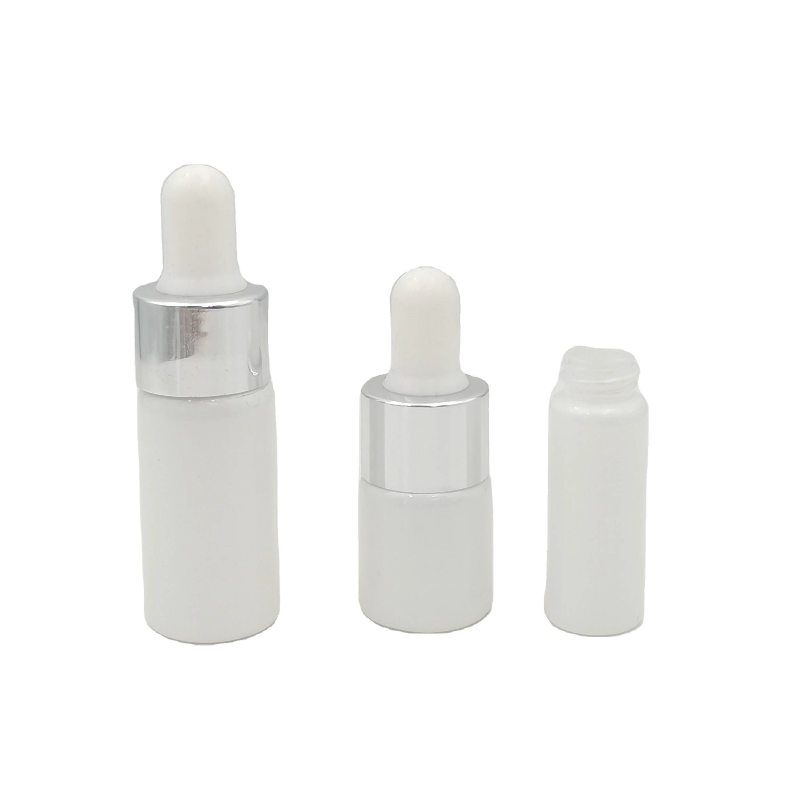 High quality custom colors capacity  6ml spraying coat glass vial tube bottle with pipette
