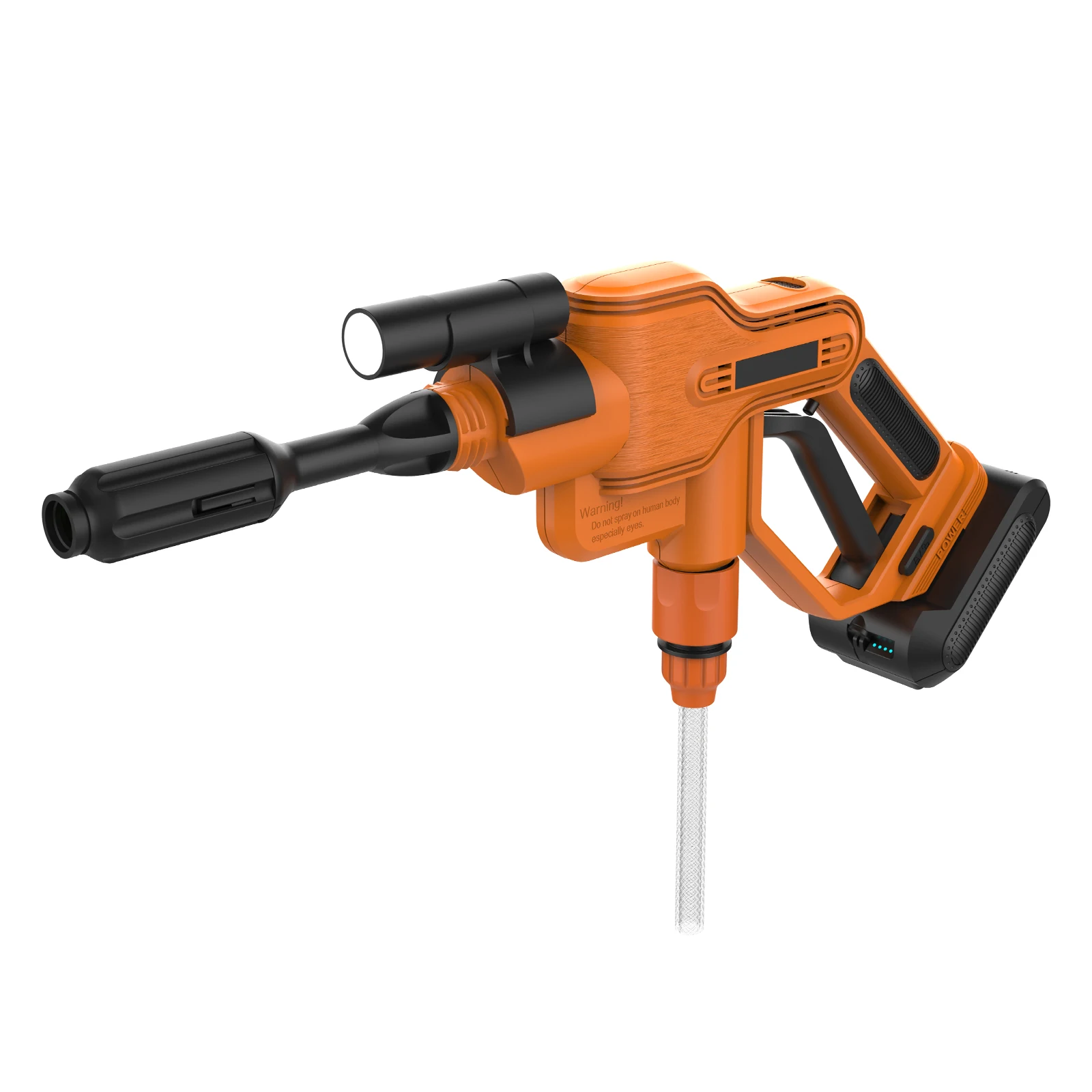 Portable Electric Battery High Pressure Cordless Power Washer Machine Surface Cleaning Washer Gun for Home