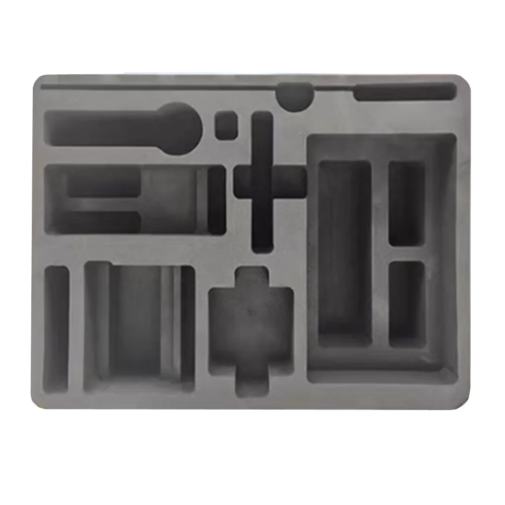 Customized Black high density EVA sponge foam inlay die cut foam inserts for tool box