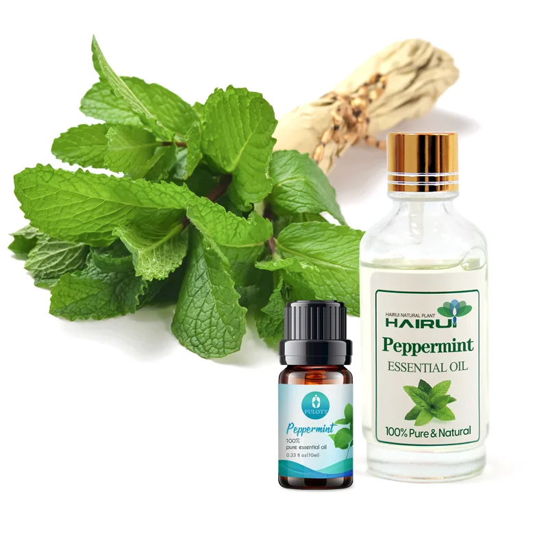 Factory wholesale bulk free sample peppermint essential oil pure natural organic food grade undiluted peppermint oil for hair