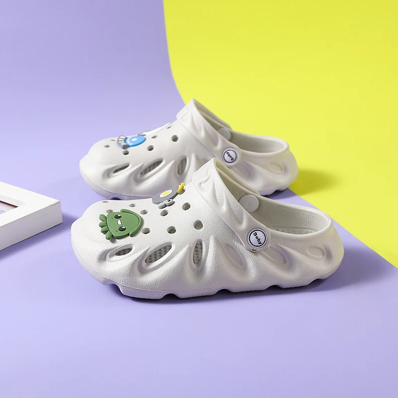 2021New Style Kids Slip-on Shoes Slippers Female Male Croc Clogs Water Mules children Summer Sandals For Kids