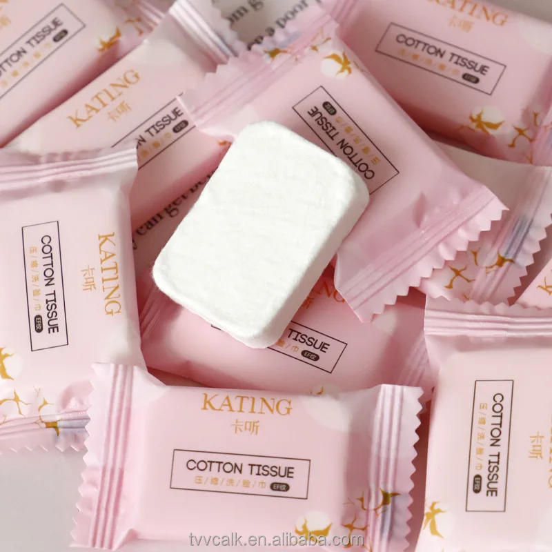 Natural Compressed Towels Cotton 85g Disposable Bath Towel for Travel 25x30cm
