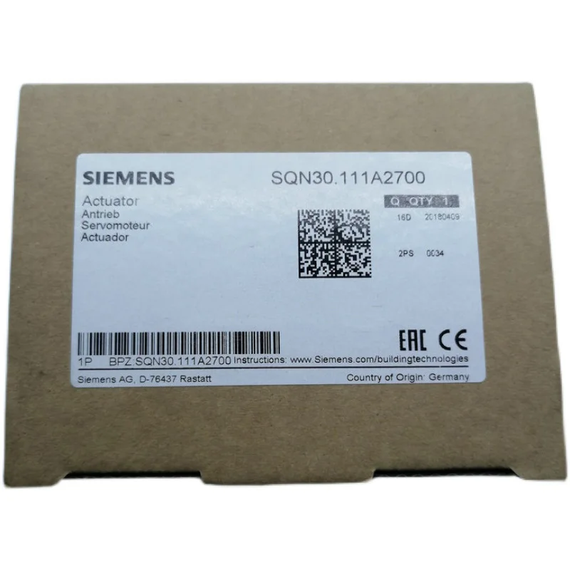 SQN30.111A2700 Servo Motor Damper Actuator Servo Motor Burner Accessories Brand New Original SQN30.111A2700