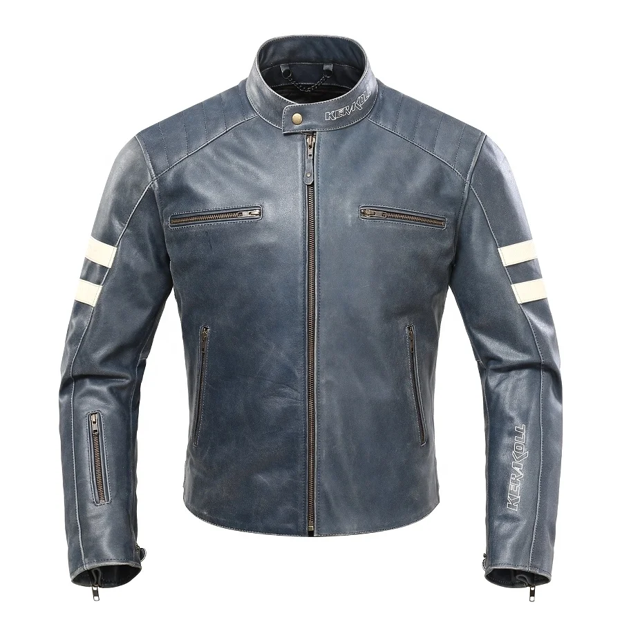 DUHAN KERAKOLL Waterproof Keep Warm Motorcycle Jacket Mens Leather Motorcycle Jacket For Winter