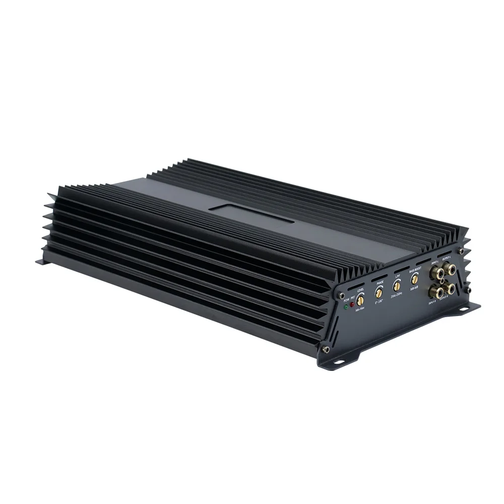 Factory Price Class D 1Channel 800W rms Car Power Amplifier For Car Audio System A1