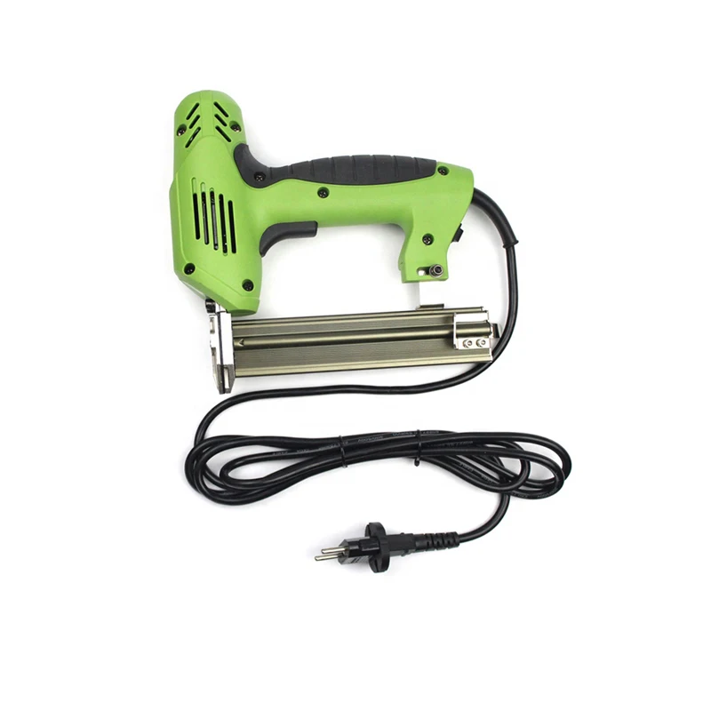 Electric Nail Gun 220V Nailer Stapler Woodworking Electric Tacker Furniture Staple Gun Power Tools