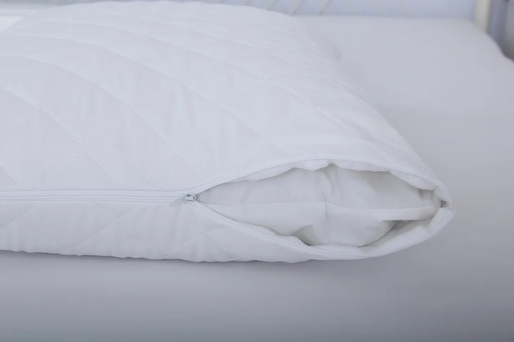 besting selling hotel polyester quilted waterproof pillow protector anti dust mite