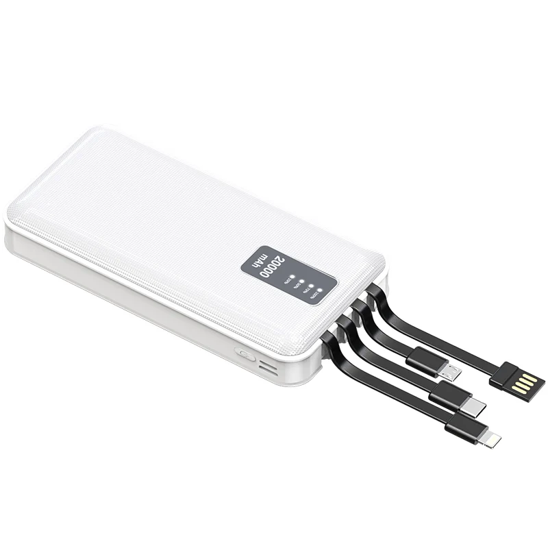 
Rohs Universal portable 10000mah 20000mAh power banks mobile phone charger manufacturer 
