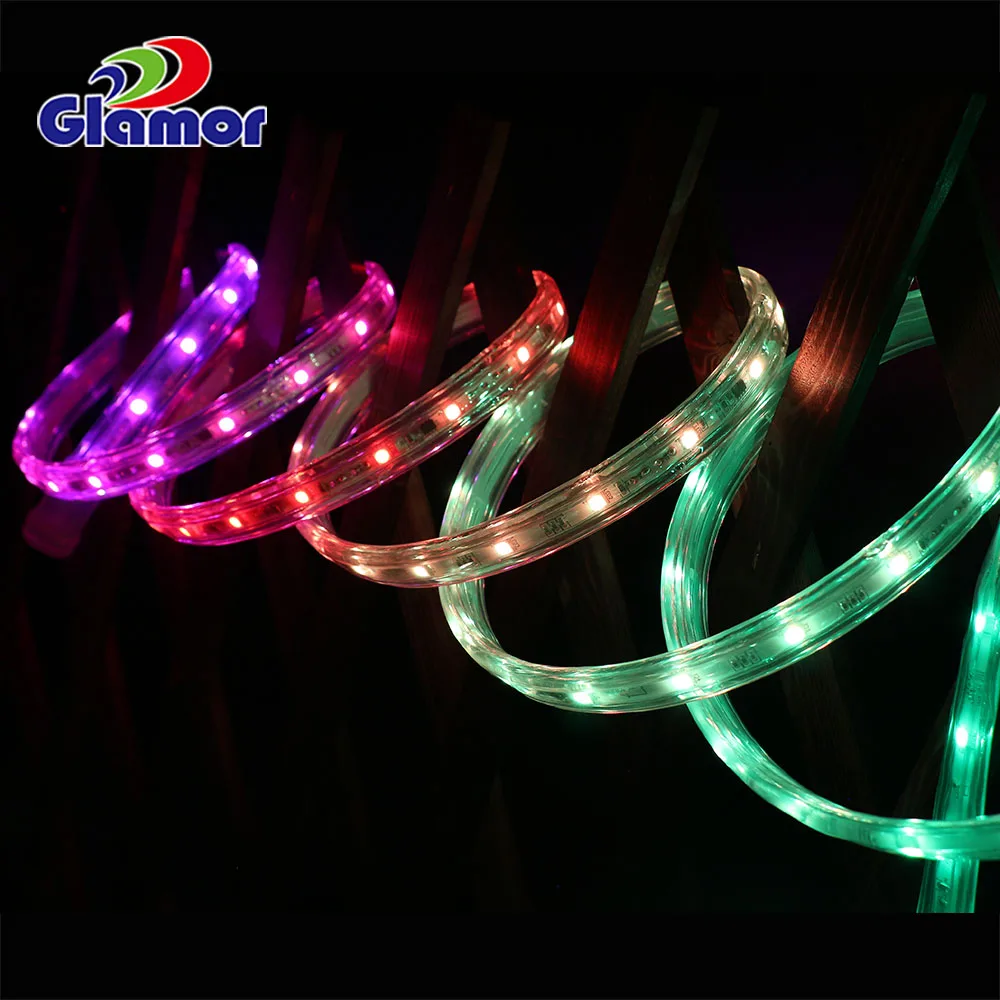 Soft eco-friendly color uniformity ip65 waterproof 30leds/meter SMD 5050 colorful RGB programmable with remote led strip light
