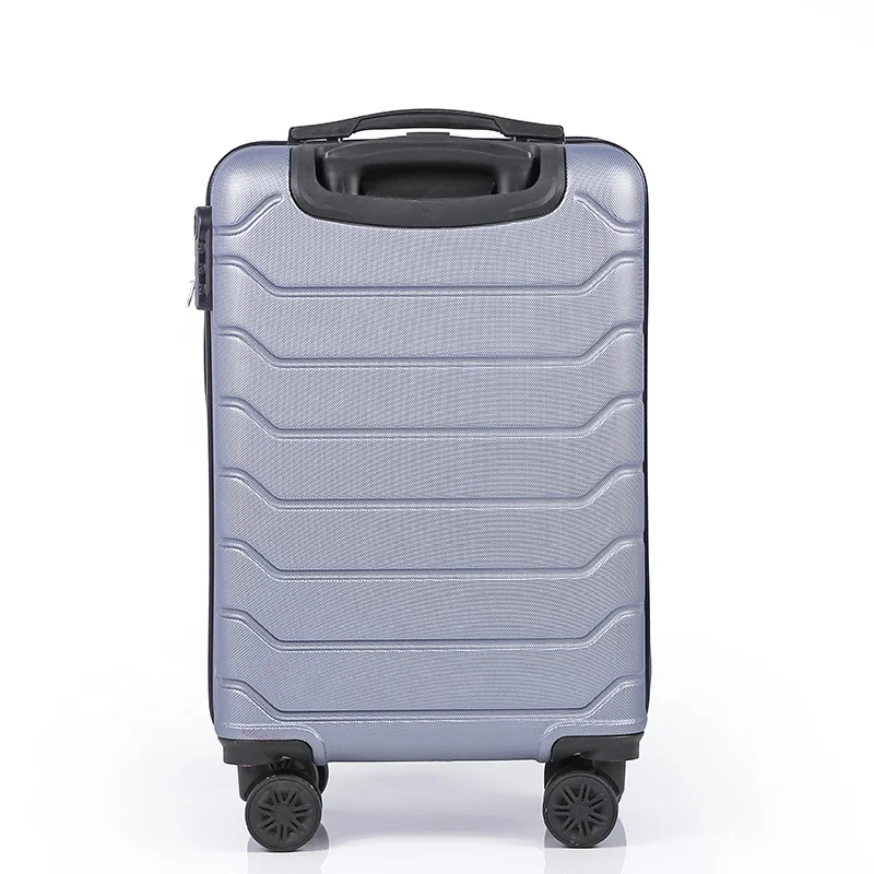 new silver luggages business fashion abs trolley luggage set